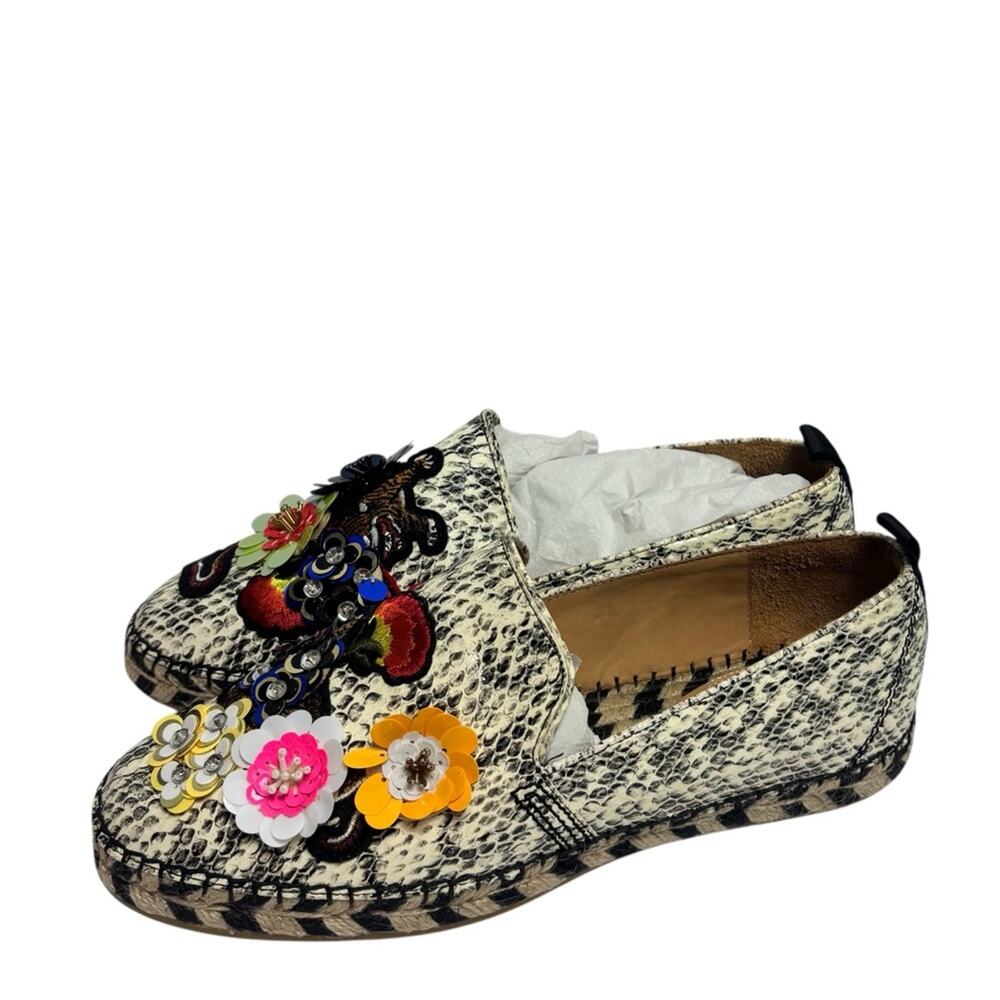 ANTHROPOLOGIE BILL BLASS SUTTON ESPADRILLES FLAT SHOES SIZE 8.5 BRAND NEW W/BOX
